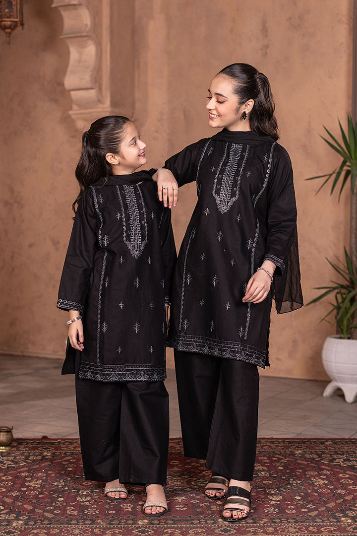 Mehfil-3 Picec Embroidered Cotton Suit