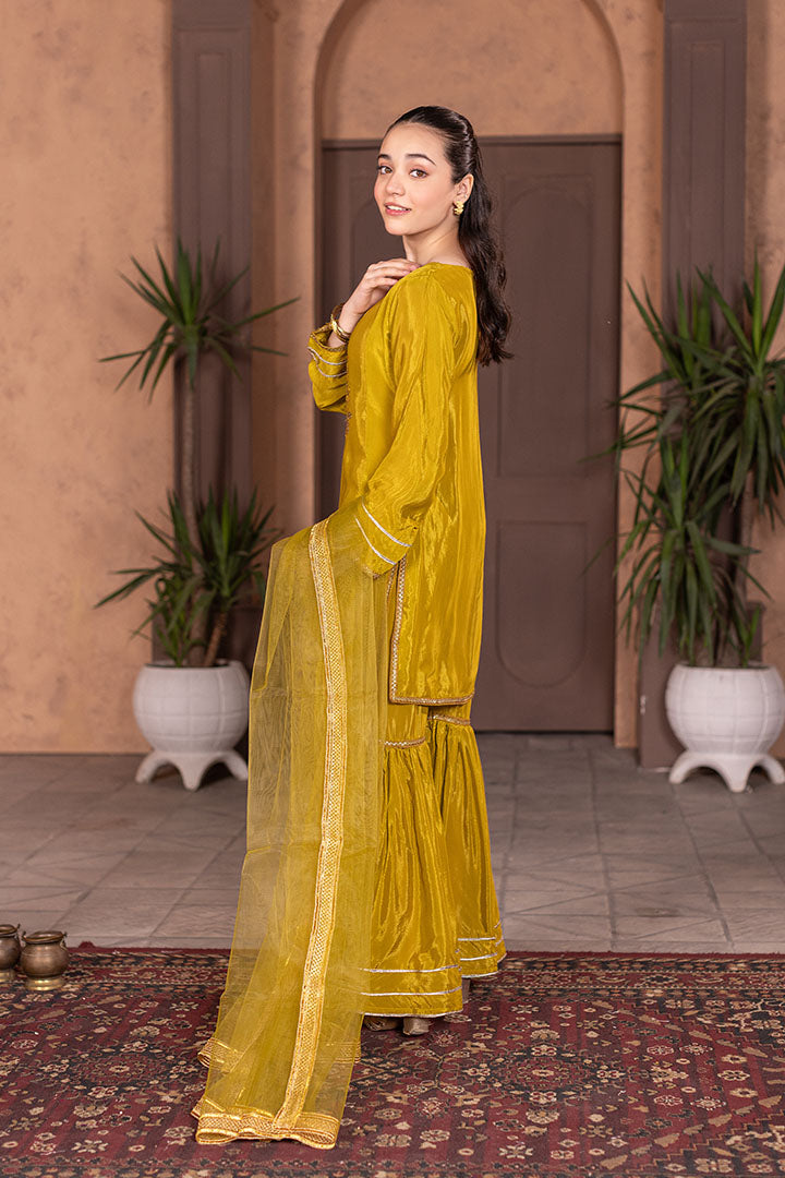 Citrine- 3 Piece Embroidery Suit