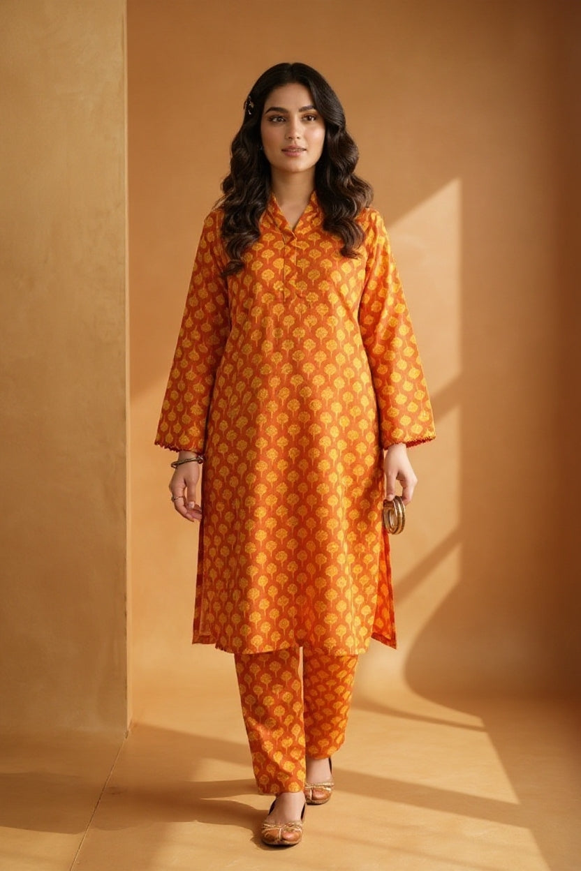 Elara - Printed Lawn 2 Piece