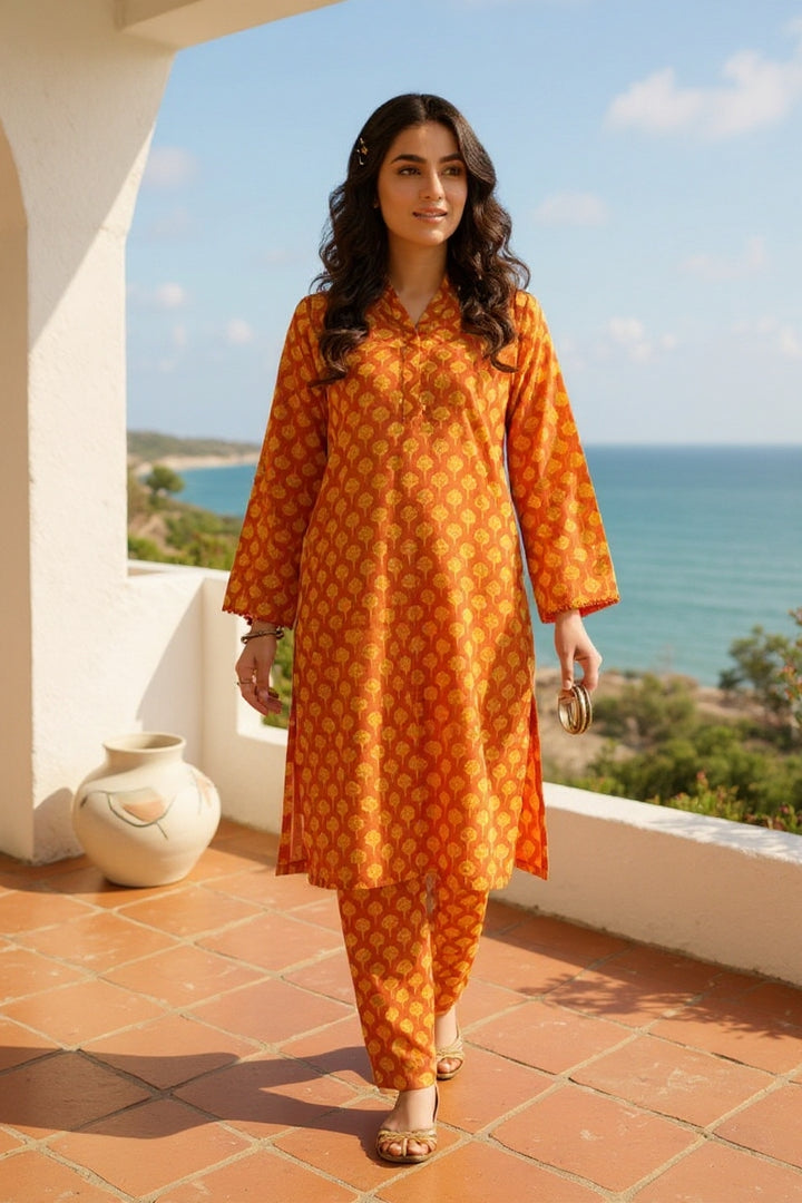 Elara - Printed Lawn 2 Piece