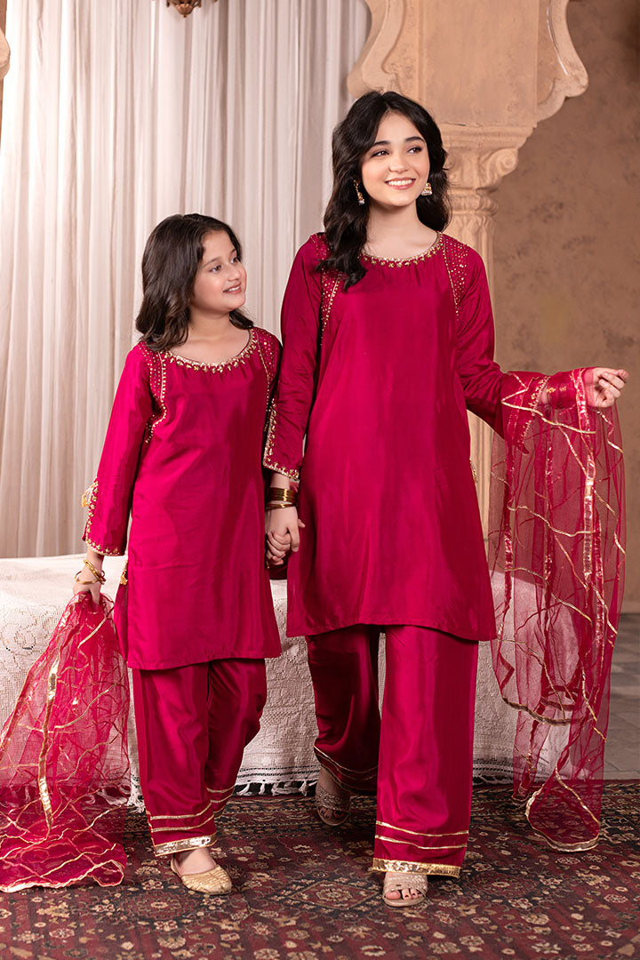 Kundan-3 Piece Adda Work Suit