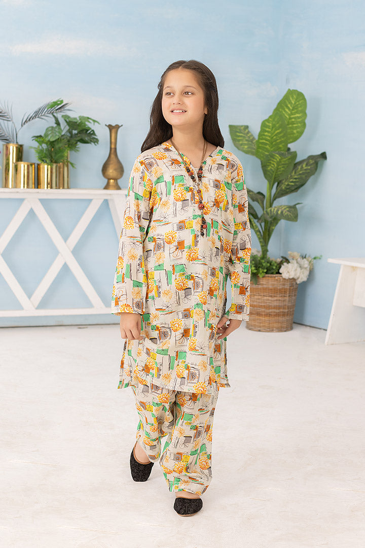 Bella-2 Piece Digital Printed Lawn Suit