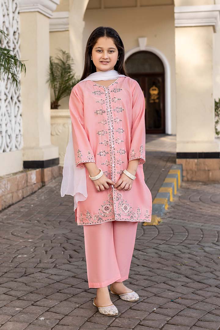 Gulabo-3 Piece Embroidered Cotton Suit