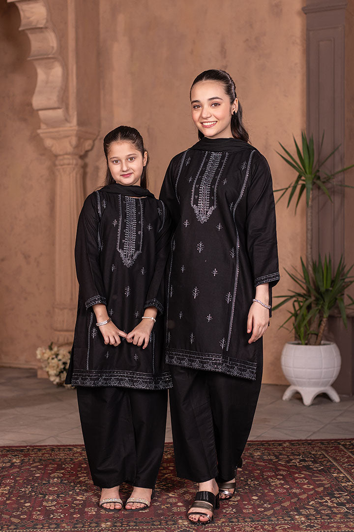 Mehfil-3 Picec Embroidered Cotton Suit