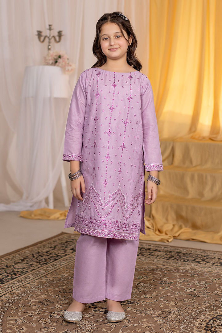 Amira-2 PIECE EMBROIDERED Cotton SUIT