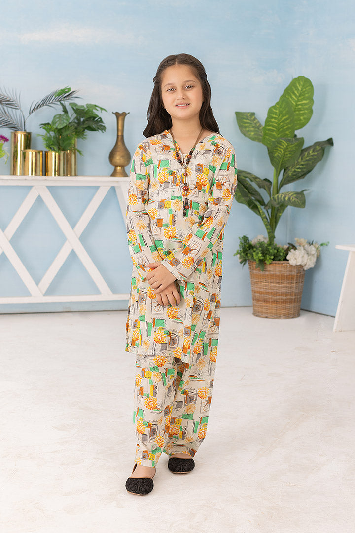 Bella-2 Piece Digital Printed Lawn Suit