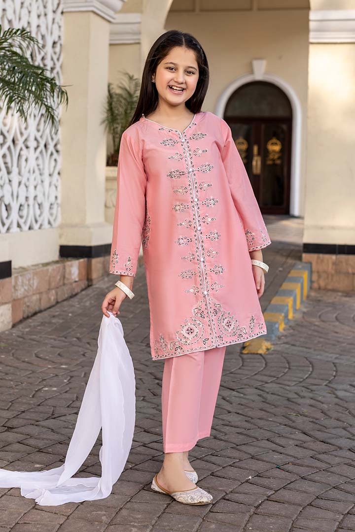 Gulabo-3 Piece Embroidered Cotton Suit