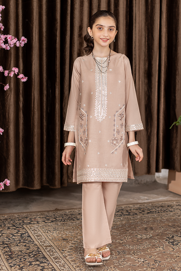 Zahra- 3 Piece Embroidered Cotton Suit