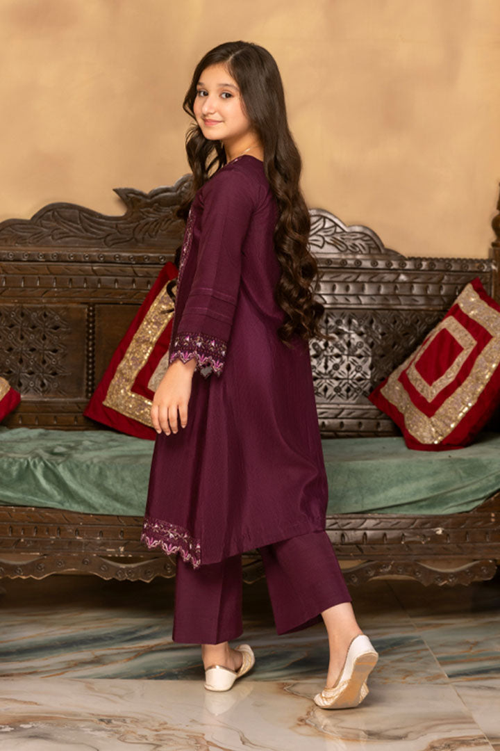 Amethyst-2 Piece Rao Silk Suit