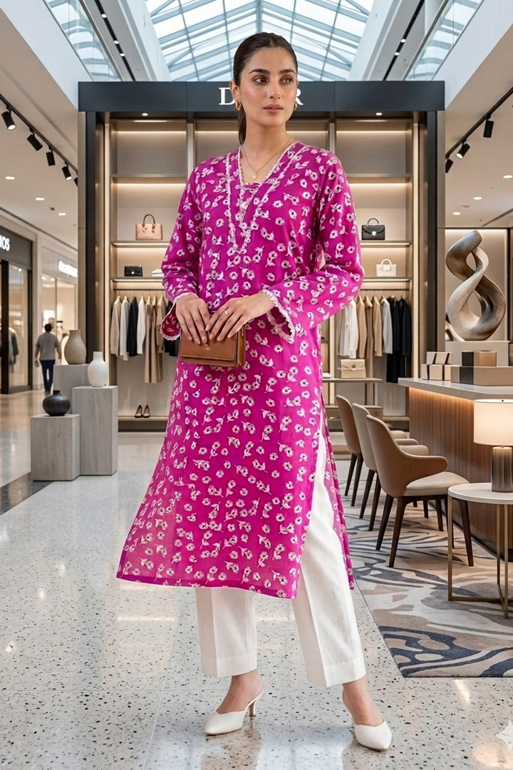 Hoorain - Printed Lawn 2 Piece