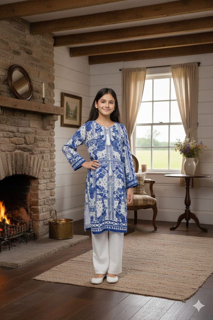 Poly Lawn Digital Printed 2 Piece Suit