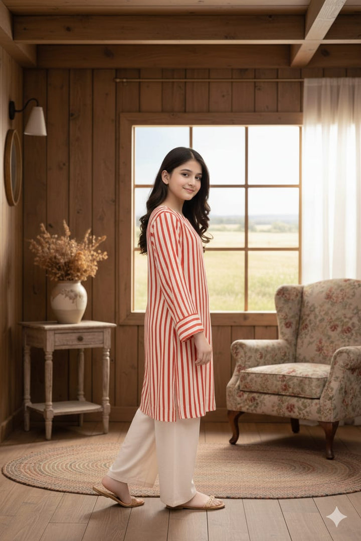 Poly Lawn Digital Printed 2 Piece Suit