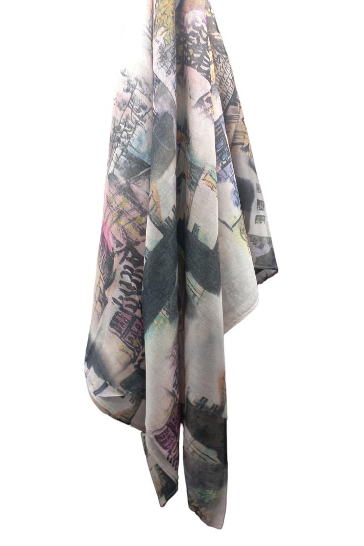 Tissue Printed Scarf