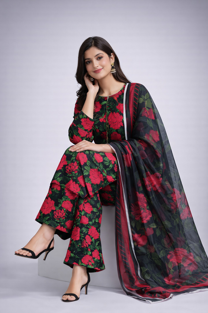 Red roses 3 pc