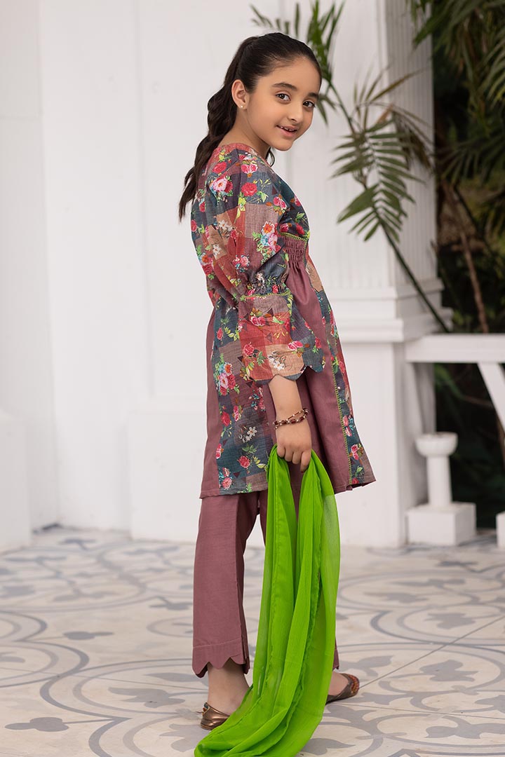 3 piece Printed Lawn Suit